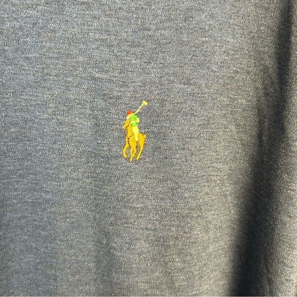 Polo Ralph Lauren Mens 3XB Soft Cotton Polo Shirt Blue Flesh Pony Logo - Picture 7 of 9